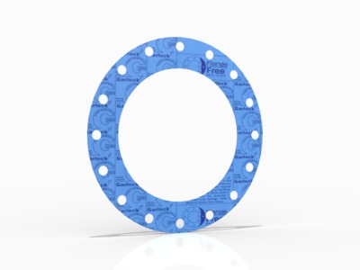 BLUE-GARD® Style 3000 Full Face Gasket, Aramid Fiber with Nitrile Binder, Branded, 0.063 Inch Thick, 16 Bolt Holes, For 18 Inch Pipe Flange of Following Standard(s): ASME B16.5 Class 150